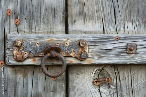 old wooden door