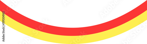 Curved lines birthday party decorations are colorful