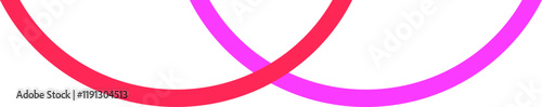 Curved lines birthday party decorations are colorful