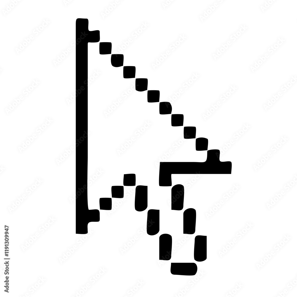 Cursor arrow icon, arrow form mouse click cursor, arrow pointer Cursor arrow icon, arrow form mouse click cursor, arrow pointer