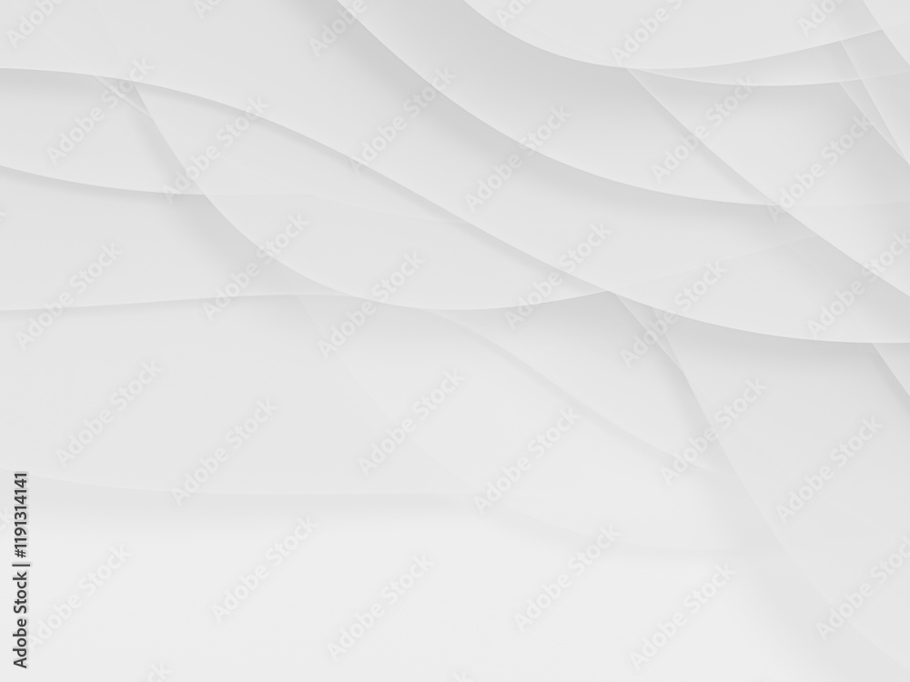 Light gray and white wave flowing modern curve luxury elegant texture with smooth and clean subtle abstract background