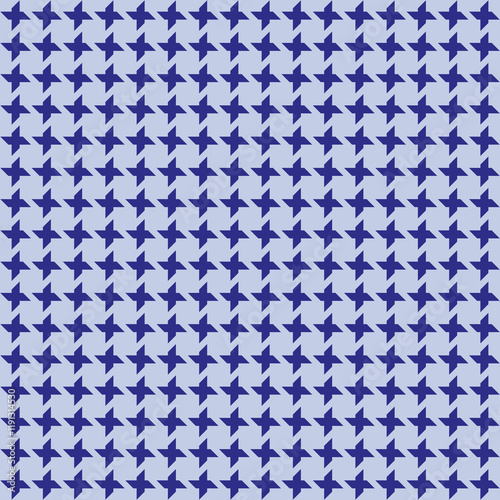 Blue and periwinkle abstract shapes seamless pattern background
