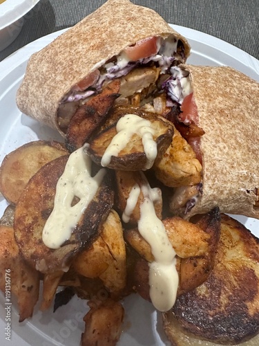 mushrooms wrap 