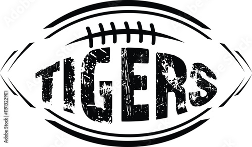 american football tiger vector file eps 