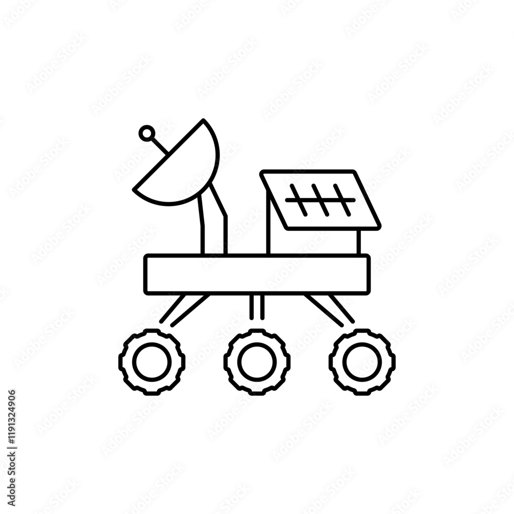 The Robot Explorer outline icon represents exploration. The Robot Explorer outline icon represents exploration.