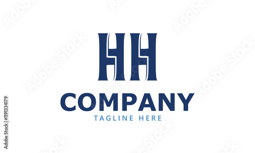 HH H hh initial logo | initial based abstract modern minimal creative logo, vector template image. luxury logotype logo, real estate homie logo. typography logo. initials logo