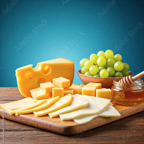 cheese and grapes