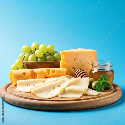 cheese and grapes