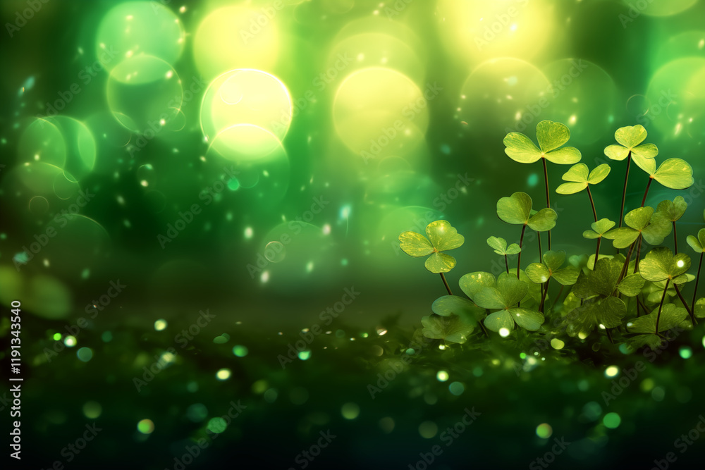 Obraz premium a BEAUTIFUL Banner or Background For St. Patrick's Day
