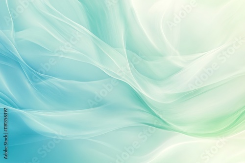 Soft water ripples with light reflections create a calming atmosphere in pastel shades of blue and green, perfect for modern design projects