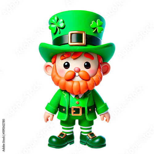 Wallpaper Mural 3D St. Patrick's Day Irish gnomes. Cartoon Leprechauns illustration for cards, decor, design Torontodigital.ca