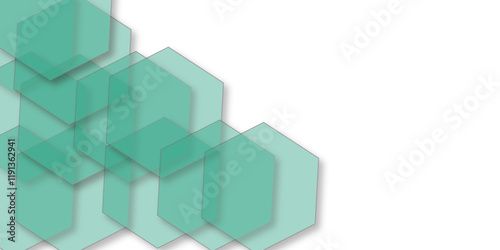 green city building.graph on white. Random shifted white cube boxes block background wallpaper banner. A white background with a geometric pattern of isolated overlapping hexagons in shades of gray le