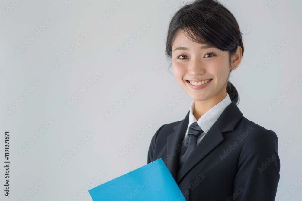 beautiful japanese woman in professional with copy space beautiful japanese woman in professional with copy space