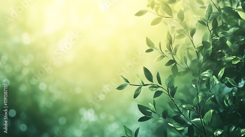 Wallpaper Mural Lush Green Leaves Sunlight Forest Background Torontodigital.ca