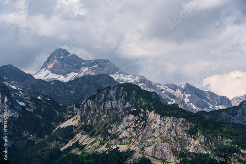 Many Layers of Mountains in Slovenia
