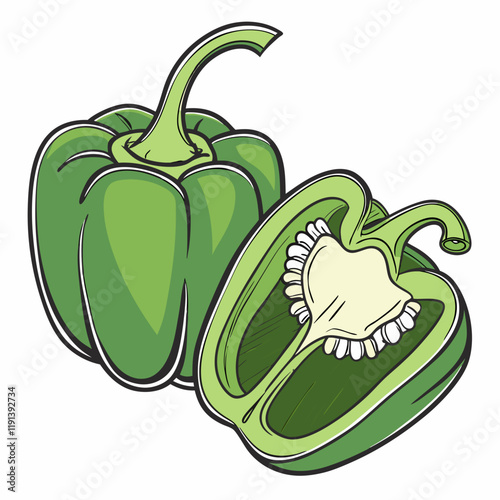 green capsicum