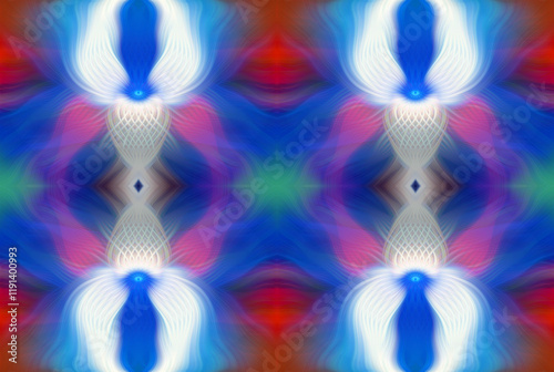 Kaleidoscope Abstract Art with Vivid Colorful Swirl Patterns Digital Painting Creative Multicolor Design for Backgrounds Wallpapers and Art Decor