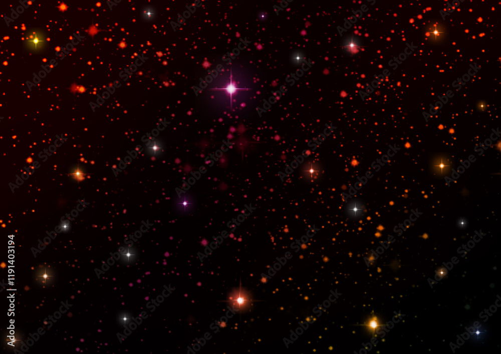 galaxy in a free space.