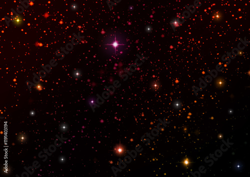 Obraz na płótnie galaxy in a free space. w salonie