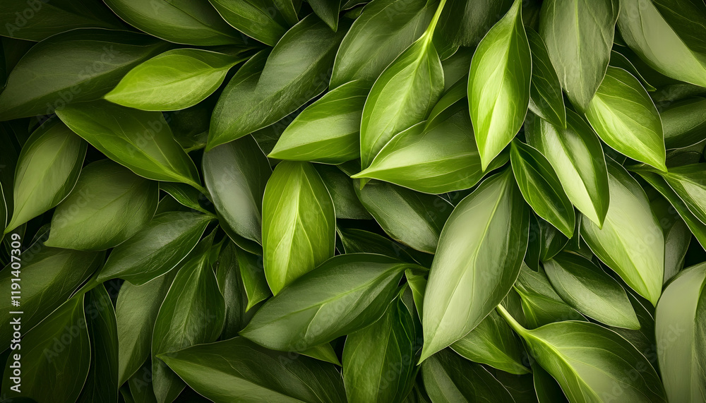 Lush green leaves background, nature texture, vibrant foliage, close-up view, perfect for eco-friendly designs Lush green leaves background, nature texture, vibrant foliage, close-up view, perfect for eco-friendly designs