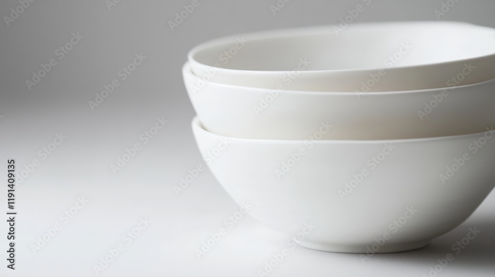Pristine white porcelain with delicate surface Pristine white porcelain with delicate surface