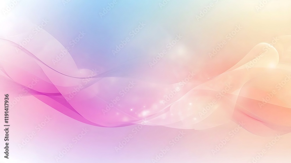 Pastel Waves Abstract Background Design Pastel Waves Abstract Background Design