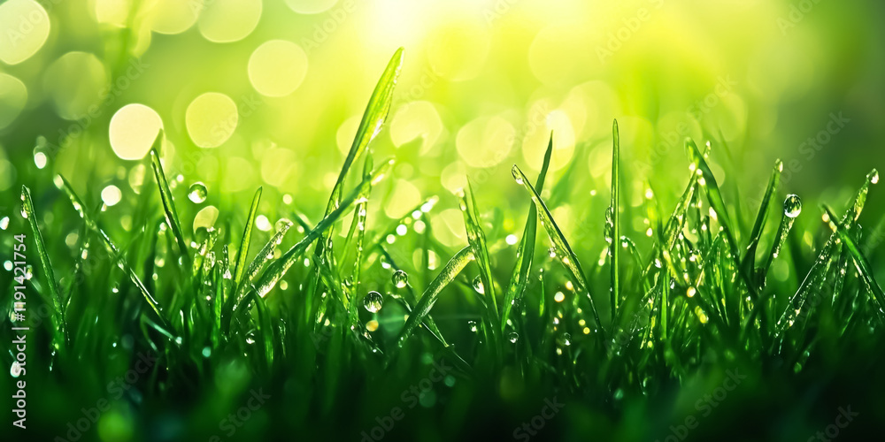 fresh spring green grass fresh spring green grass