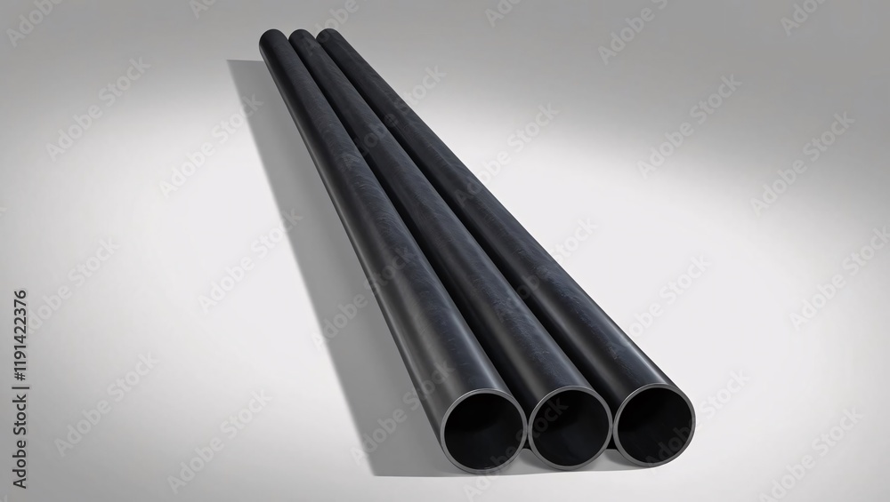 A 6-meter long black steel pipe for construction, part of a range of construction steel products.
A 6-meter long black steel pipe for construction, part of a range of construction steel products.