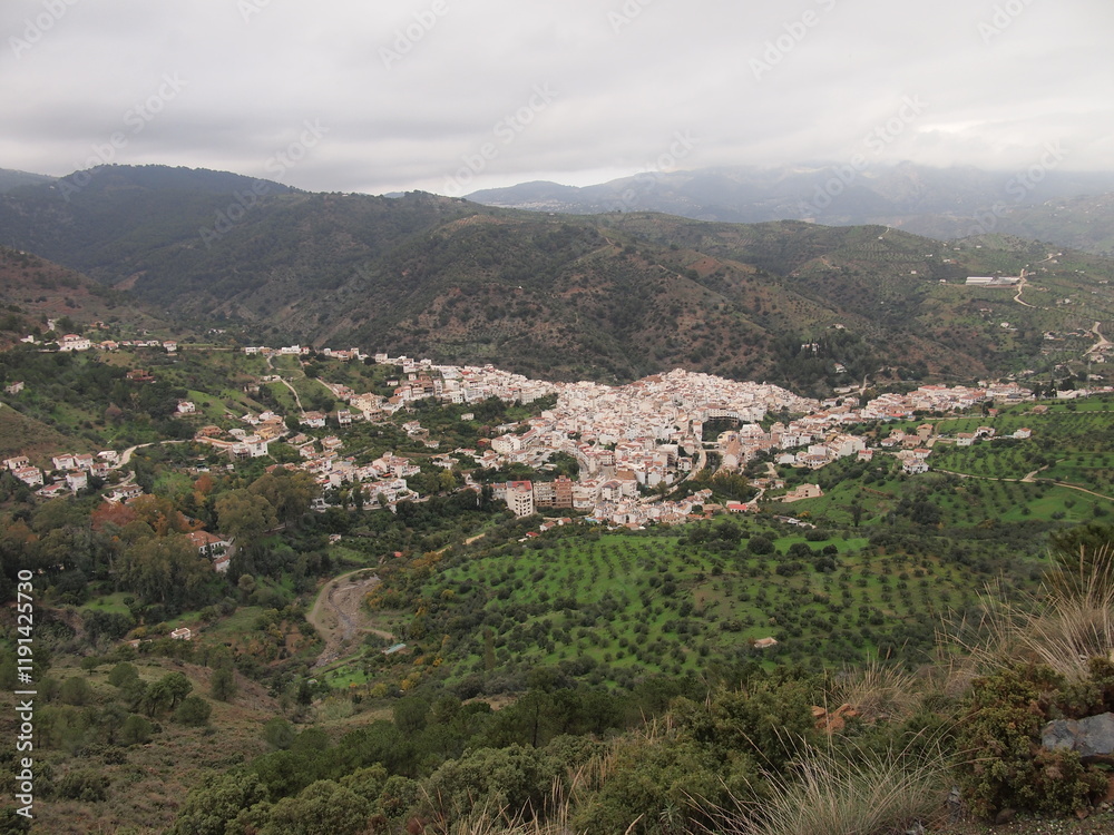 Obraz premium Sierra de las Nieves National Park (Tolox, Province of Málaga, Andalusia, Kingdom of Spain)