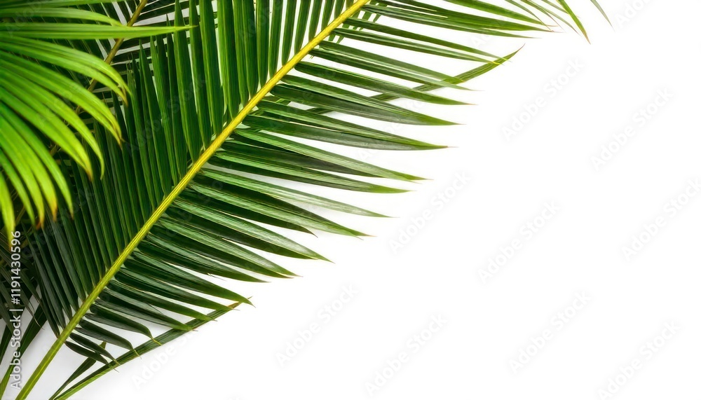 Obraz premium palm tree isolated on white
