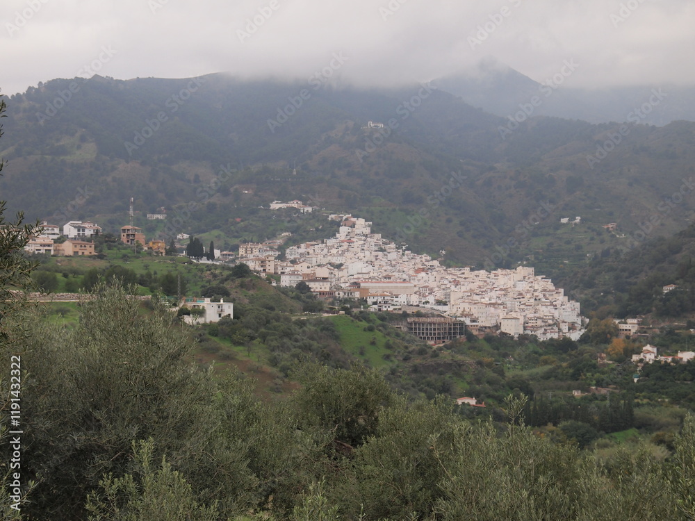 Fototapeta premium Tolox (Province of Málaga, Andalusia, Kingdom of Spain)