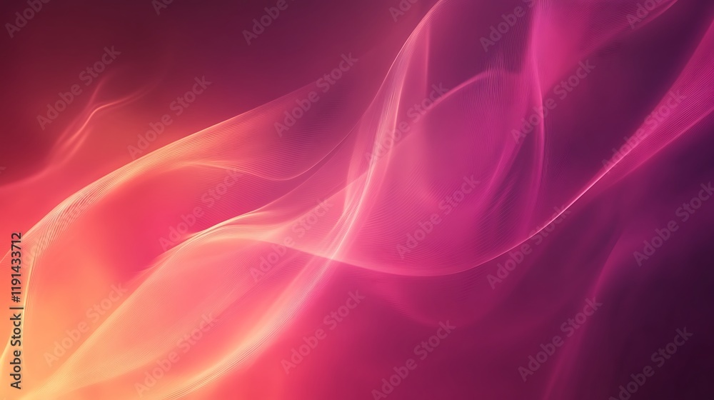 Abstract Pink and Orange Wave Design Abstract Pink and Orange Wave Design