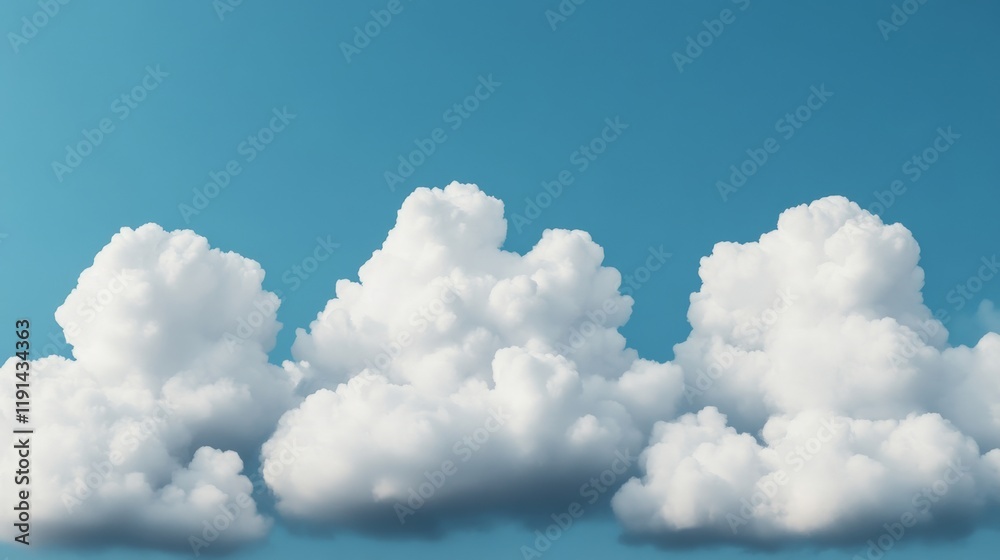 Dreamy Cloudscape: A serene expanse of fluffy white clouds drifts gracefully across a vivid blue sky, inviting contemplation and a sense of calm. Dreamy Cloudscape: A serene expanse of fluffy white clouds drifts gracefully across a vivid blue sky, inviting contemplation and a sense of calm.