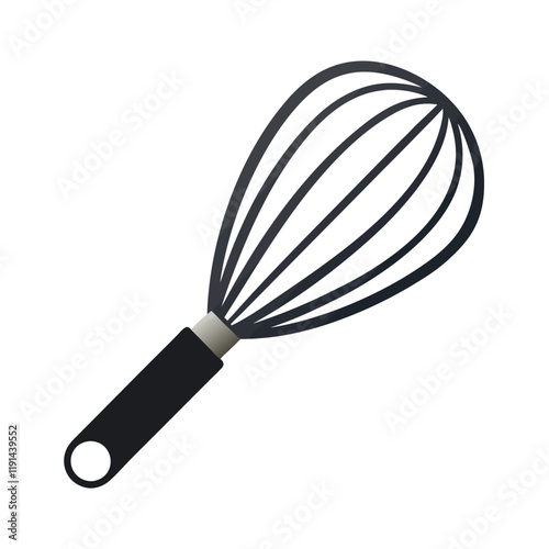 whisk isolated on white