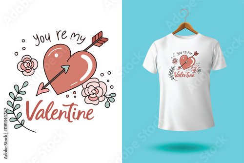 Valentine day typography t-shirt design, i don't need a valentine i need a nap valentines day t shirt design,