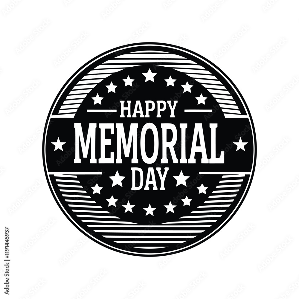 Happy Memorial Day Vector Design Happy Memorial Day Vector Design