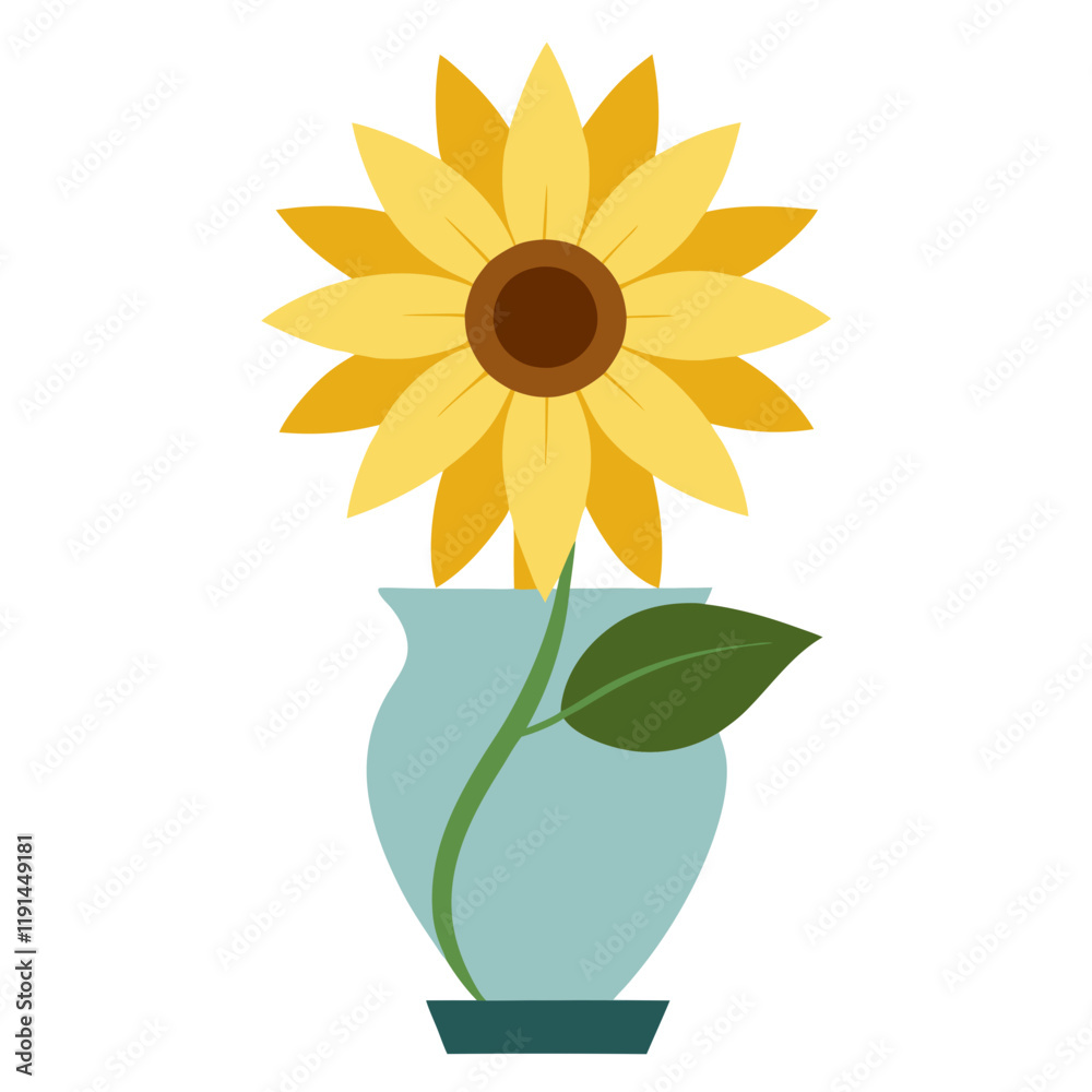 Obraz premium sunflower in a vase