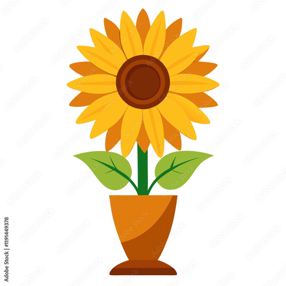 Obraz premium sunflower in a vase