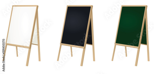 Promo blank panel. vector illustration