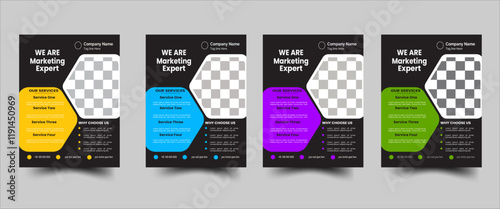 business flyer. corporate newest trendy creative corporate multipurpose minimal official business advertising magazine poster flyer with creative corporate trendy geometric shape template print design