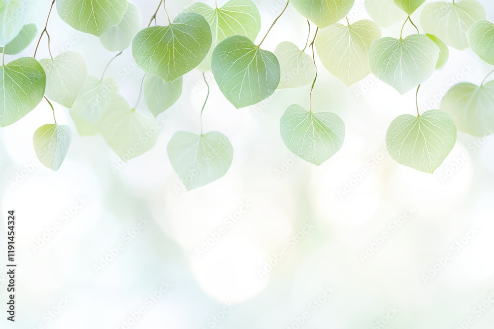 Obraz premium Soothing and refreshing new green graphic design.