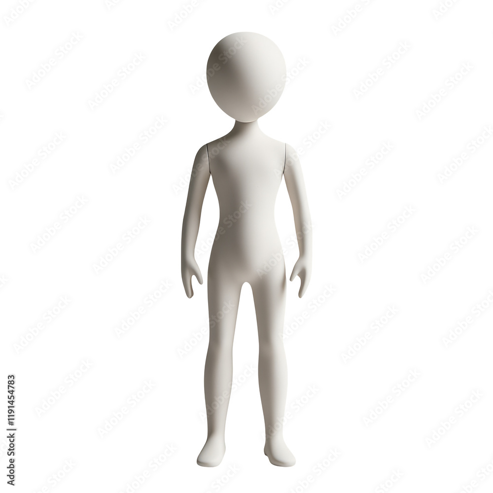Isolated 3D Character Model on Transparent Background for Creative Projects Isolated 3D Character Model on Transparent Background for Creative Projects