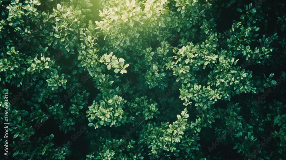 Lush Green Foliage From Above Capturing Nature's Beauty and Serenity Lush Green Foliage From Above Capturing Nature's Beauty and Serenity