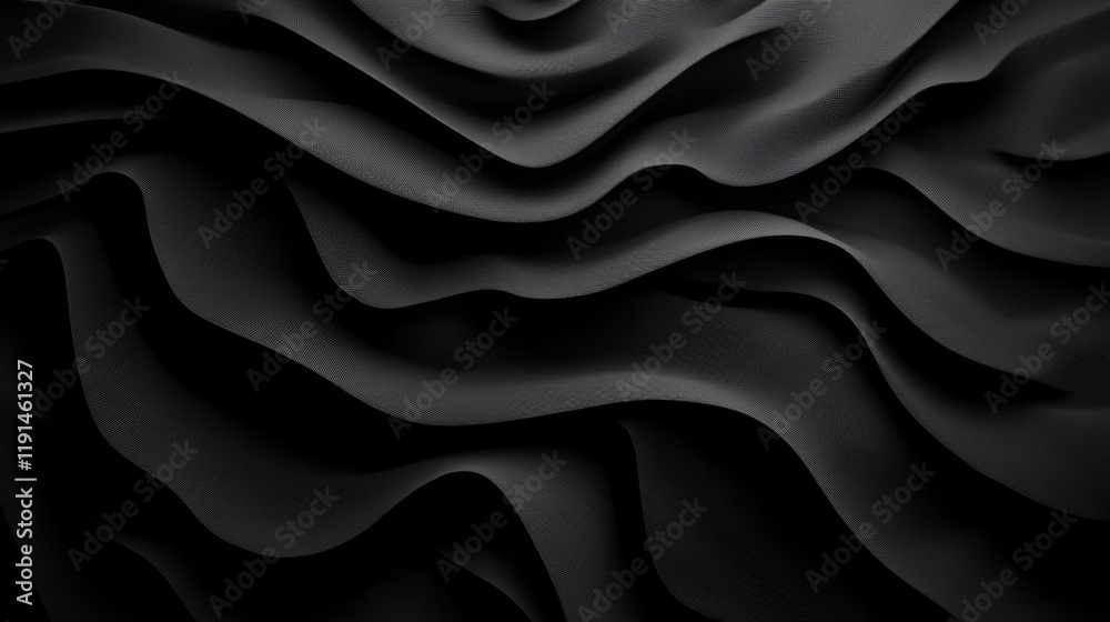 Obraz premium Abstract dark wavy background texture.