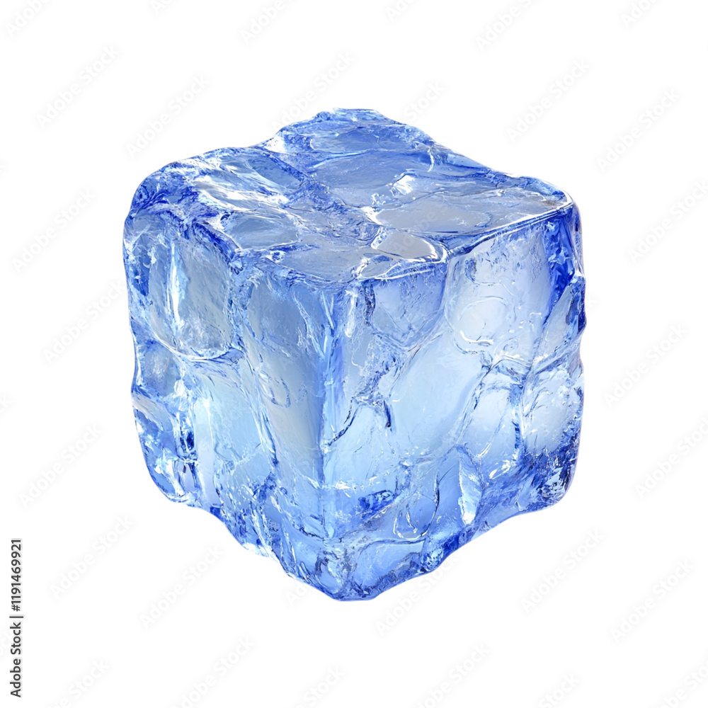 Obraz premium Crystal Clear Ice Cube 