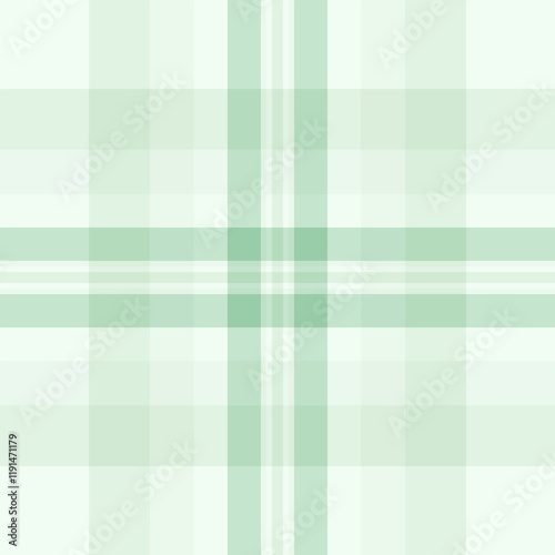 Colour tartan fabric background, dimensional vector seamless texture. Faded check plaid pattern textile in white and light colors.