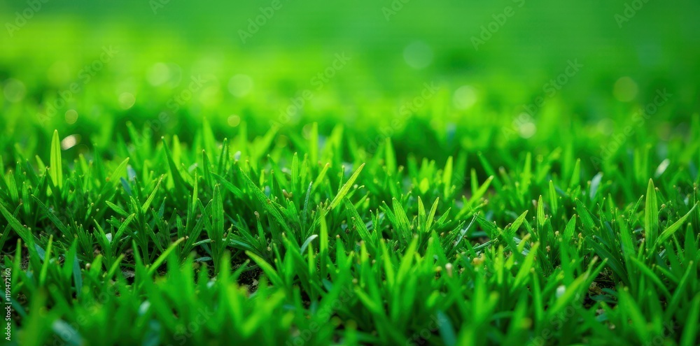 Deep green, finely textured short grass carpet , nature background, pasture Deep green, finely textured short grass carpet , nature background, pasture