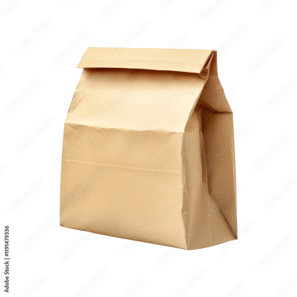 Brown paper bag for food delivery an ecofriendly package Brown paper bag for food delivery an ecofriendly package