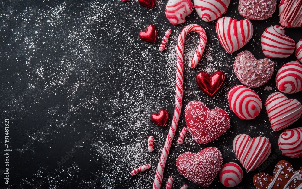 Naklejka premium Saint Valentines Day festive background