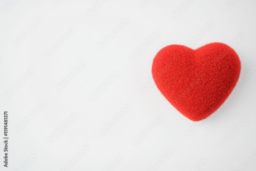 red valentine heart on white background
red valentine heart on white background